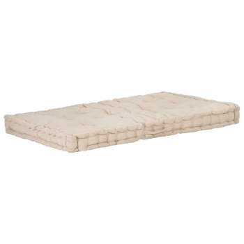  Palettenauflagen 2 Stk. Baumwolle Beige