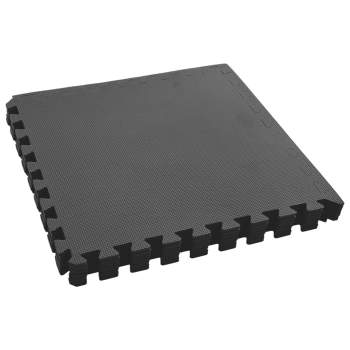  Bodenmatten 6 Stk. 2,16 m² EVA-Schaumstoff Schwarz