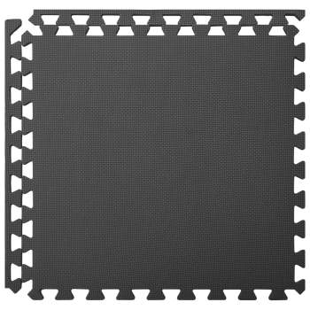  Bodenmatten 6 Stk. 2,16 m² EVA-Schaumstoff Schwarz