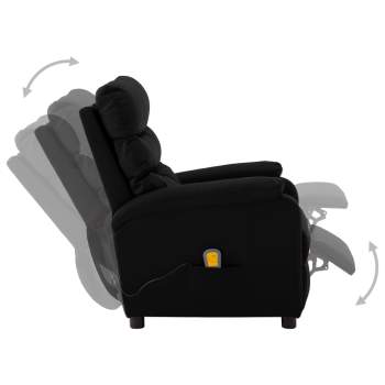  Massagesessel Schwarz Kunstleder