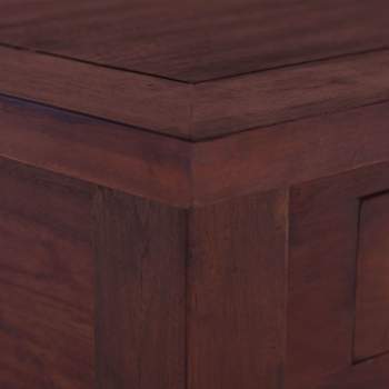  Couchtisch Klassisch Braun 68x68x30 cm Massivholz Mahagoni 