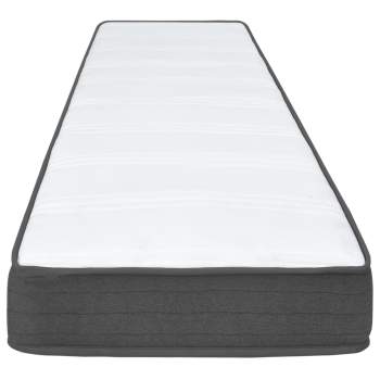  Boxspringbett Dunkelgrau Stoff 90x200 cm 