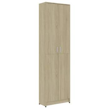  Garderobenschrank Sonoma-Eiche 55x25x189 cm Holzwerkstoff