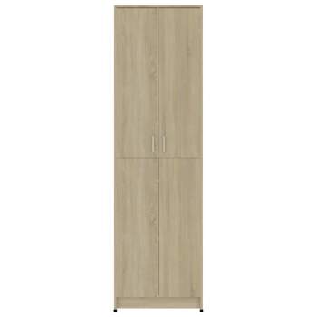  Garderobenschrank Sonoma-Eiche 55x25x189 cm Holzwerkstoff