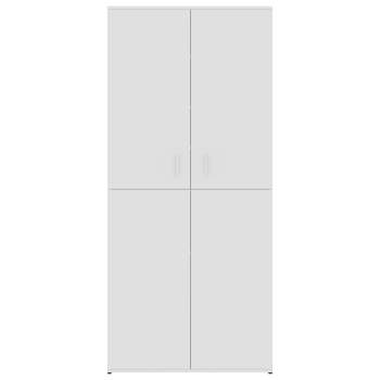  Schuhschrank Weiß 80×39×178 cm Holzwerkstoff