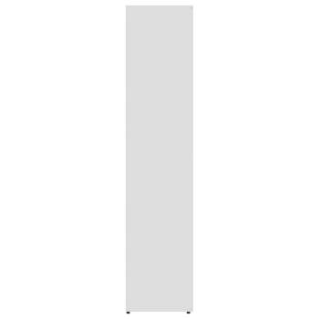  Schuhschrank Hochglanz-Weiß 80x39x178 cm Holzwerkstoff