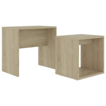  Couchtisch-Set Sonoma-Eiche 48 x 30 x 45 cm Holzwerkstoff