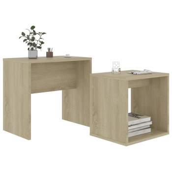  Couchtisch-Set Sonoma-Eiche 48 x 30 x 45 cm Holzwerkstoff