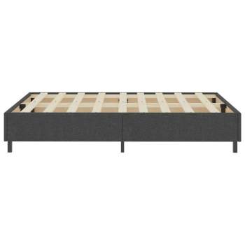  Boxspringbett Dunkelgrau Stoff 180x200 cm