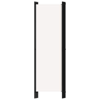  4-tlg. Raumteiler Weiß 200x180 cm 