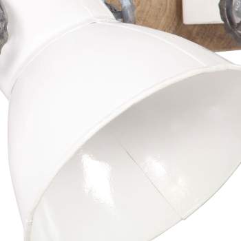  Wandlampe Industriestil Weiß 65x25 cm E27