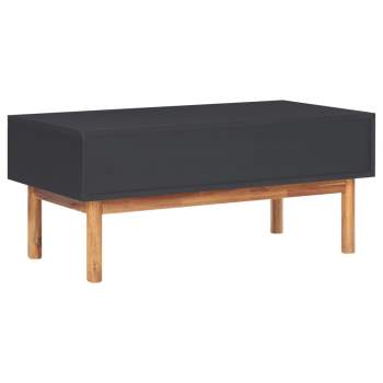  Couchtisch 90x50x40 cm Akazie Massivholz und MDF