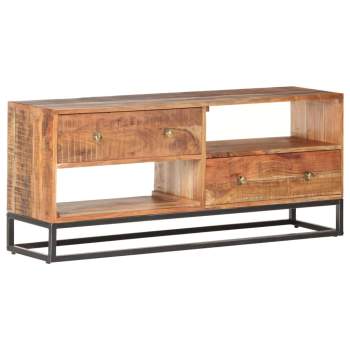  TV-Schrank 120x30x50 cm Raues Akazienholz