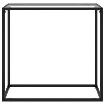  Konsolentisch Transparent 80x35x75 cm Hartglas
