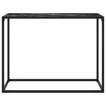  Konsolentisch Schwarz 100x35x75 cm Hartglas