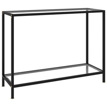  Konsolentisch Transparent 100x35x75 cm Hartglas