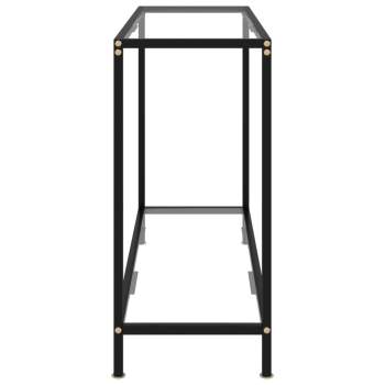 Preview:  Konsolentisch Transparent 100x35x75 cm Hartglas