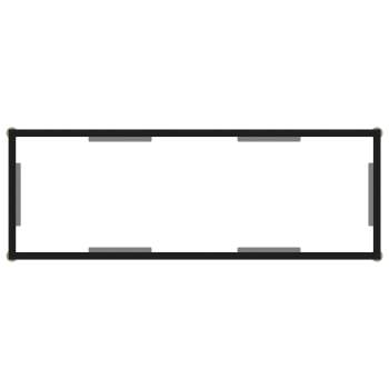 Preview:  Konsolentisch Transparent 100x35x75 cm Hartglas