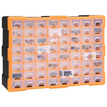 Multi-Schubladen-Organizer mit 64 Schubladen 52x16x37,5 cm 