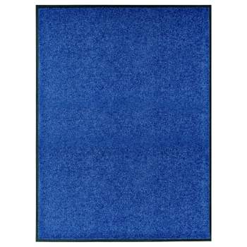  Fußmatte Waschbar Blau 90x120 cm 