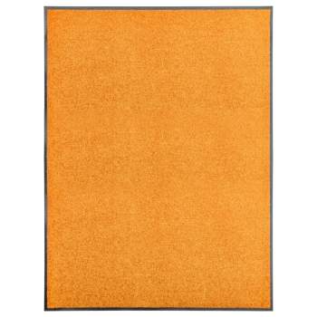  Fußmatte Waschbar Orange 90x120 cm 