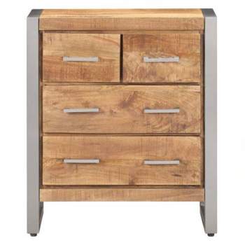 Preview:  Sideboard 60x35x70 cm Raues Mangoholz