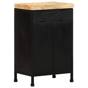  Sideboard 50x35x75 cm Raues Mangoholz
