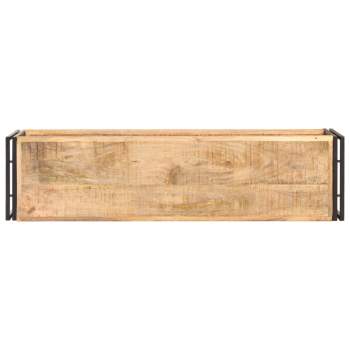  TV-Schrank 120x30x40 cm Raues Mangoholz