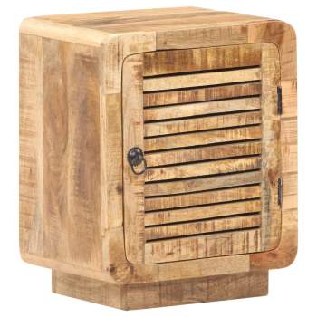  Nachttisch 40x30x50 cm Raues Mangoholz