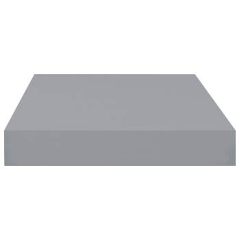  Schweberegal Grau 40x23x3,8 cm MDF