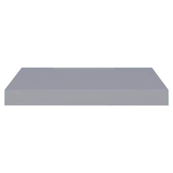  Schwebende Wandregale 4 Stk. Grau 40x23x3,8cm MDF 