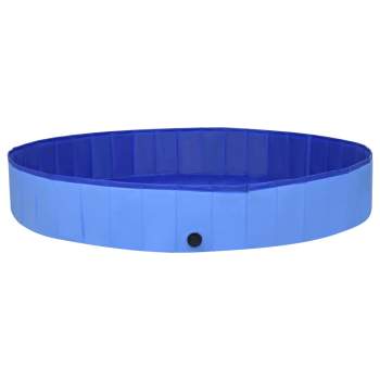  Hundepool Faltbar Blau 300x40 cm PVC