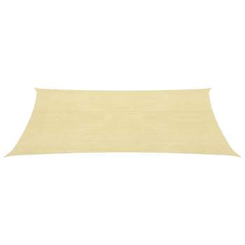  Sonnensegel 160 g/m² Beige 3x4,5 m HDPE  