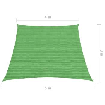  Sonnensegel 160 g/m² Hellgrün 4/5x3 m HDPE