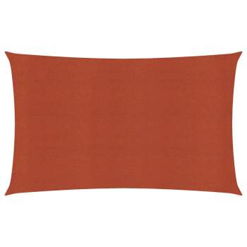  Sonnensegel 160 g/m² Terrakottarot 3x6 m HDPE