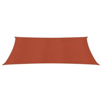 Preview:  Sonnensegel 160 g/m² Terrakottarot 6x8 m HDPE