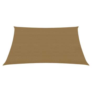  Sonnensegel 160 g/m² Taupe 3/4x3 m HDPE 