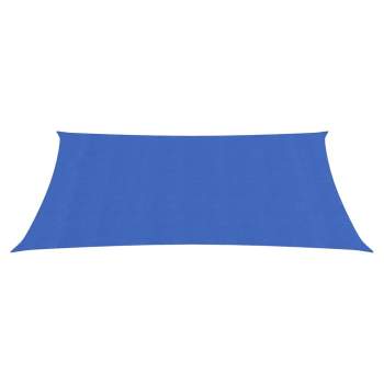  Sonnensegel 160 g/m² Blau 2x4 m HDPE