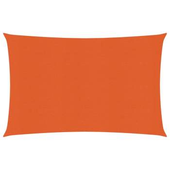 Sonnensegel 160 g/m² Orange 2,5x4 m HDPE