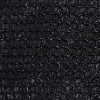  Sonnensegel 160 g/m² Schwarz 3,6x3,6 m HDPE