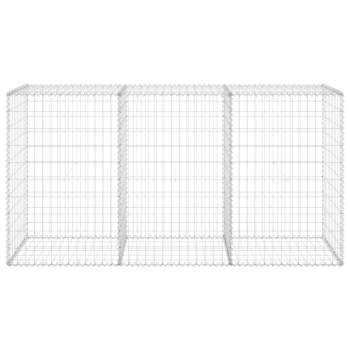 Preview:  Gabionenwand mit Abdeckung Verzinkter Stahl 200x60x100 cm