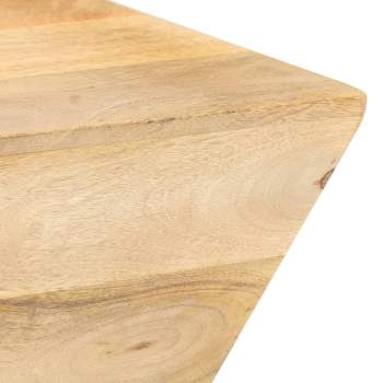 Preview:  Couchtisch V-Form 66x66x30 cm Mango Massivholz