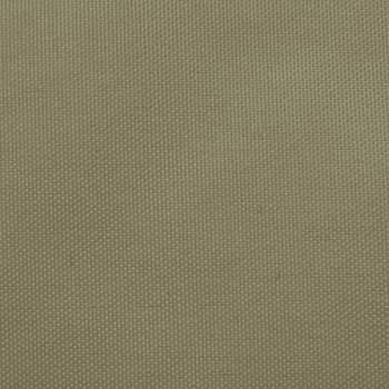  Sonnensegel Oxford-Gewebe Trapezförmig 2/4x3 m Beige