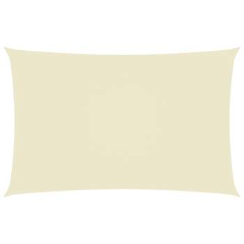  Sonnensegel Oxford-Gewebe Rechteckig 2x5 m Creme