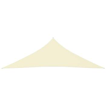  Sonnensegel Oxford-Gewebe Dreieckig 4x4x5,8 m Creme