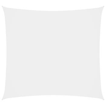  Sonnensegel Oxford-Gewebe Quadratisch 7x7 m Weiß