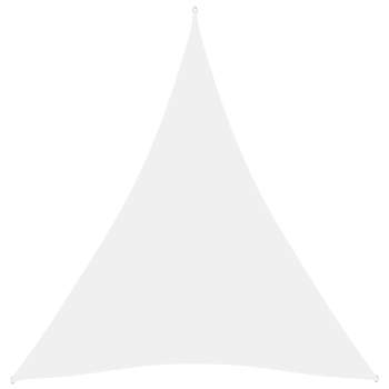  Sonnensegel Oxford-Gewebe Dreieckig 4x5x5 m Weiß