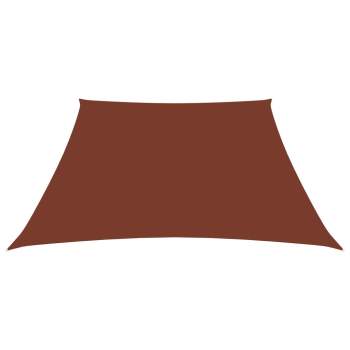  Sonnensegel Oxford-Gewebe Trapezförmig 3/5x4 m Terracotta