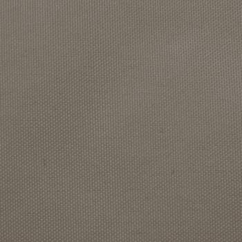  Sonnensegel Oxford-Gewebe Quadratisch 7x7 m Taupe