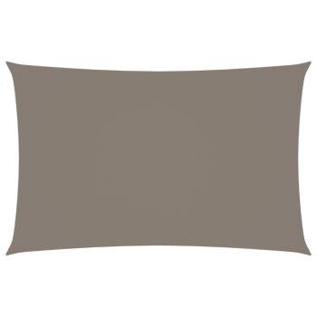  Sonnensegel Oxford-Gewebe Rechteckig 2,5x5 m Taupe